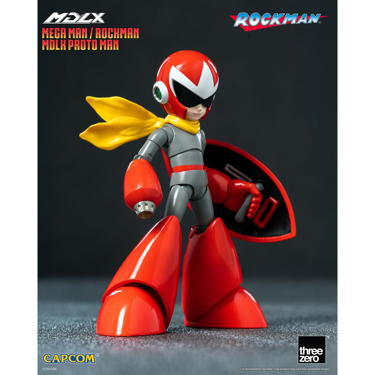Threezero Rockman / Mega Man MDLX Proto Man 3Z09890A0 Action Figure