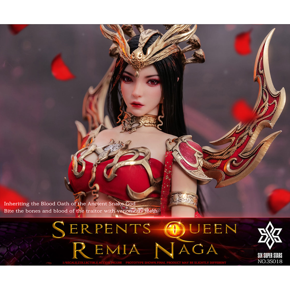 3STOYS 1/6 Serpent Queen Remia Naga Articulated Action Figures