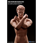 TBLeague, Seamless Male Muscular Body Suntan-Skin, Action Figures Body