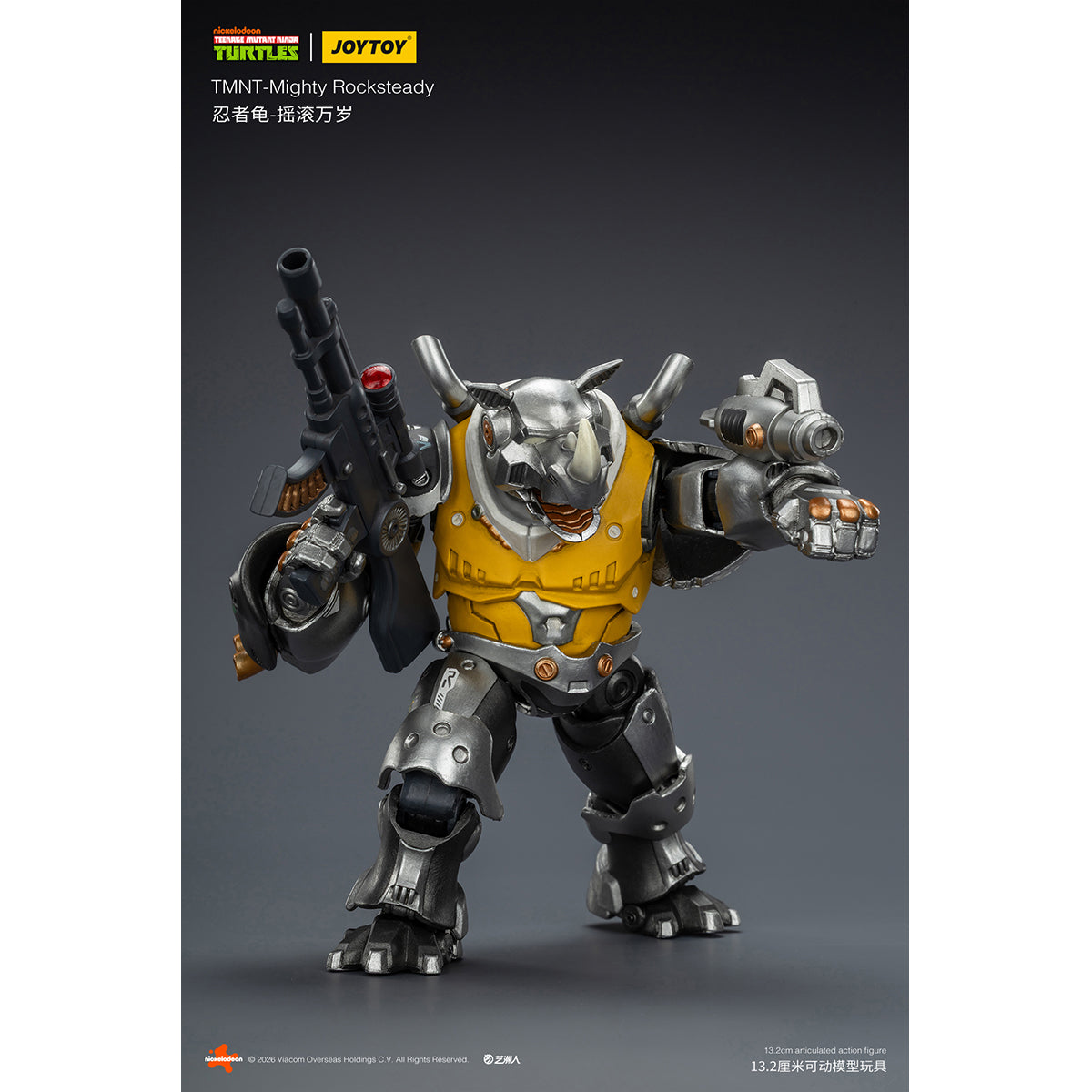 JOYTOY TMNT-Mighty Rocksteady & TMNT-Super Bebop 1/18 Scale Action Fig