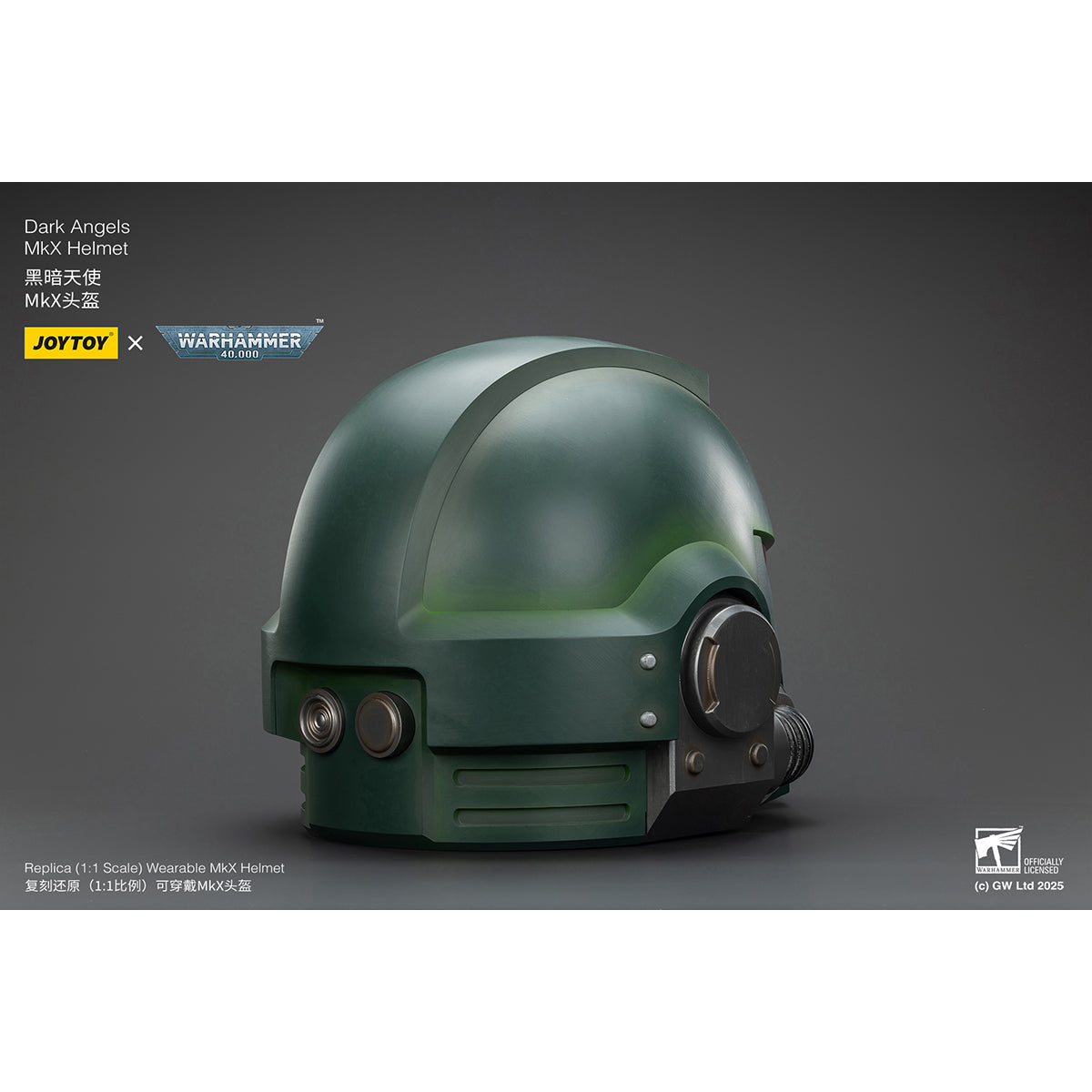 JOYTOY Dark Angels MkX Helmet & Display Stand JT02762 1/1 Scale WARHAMMER 40,000