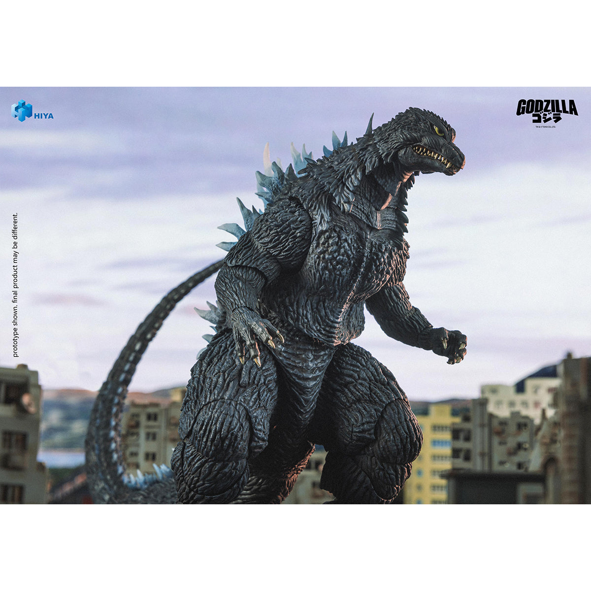 HIYA EXQUISITE BASIC Godzila vs. Mechagodzila Highly Articulated Atomic Breath Godzilla Action Figure