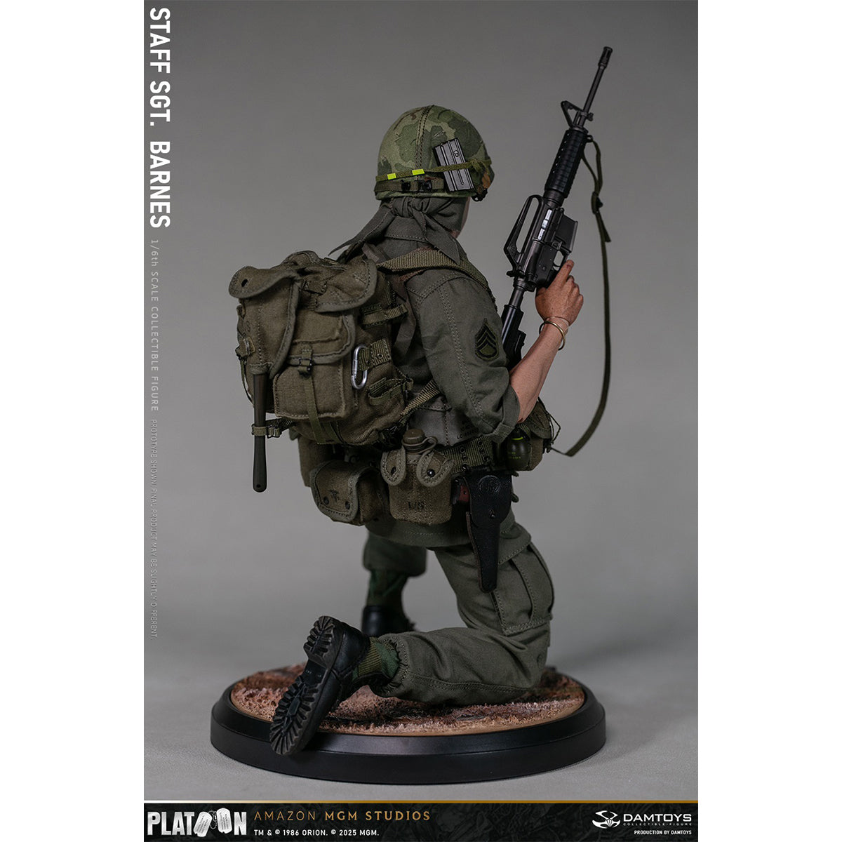 DAMTOYS NO.DMS045 Field Platoon U.S. Army Sergeant Barnes (Vietnam) 1/