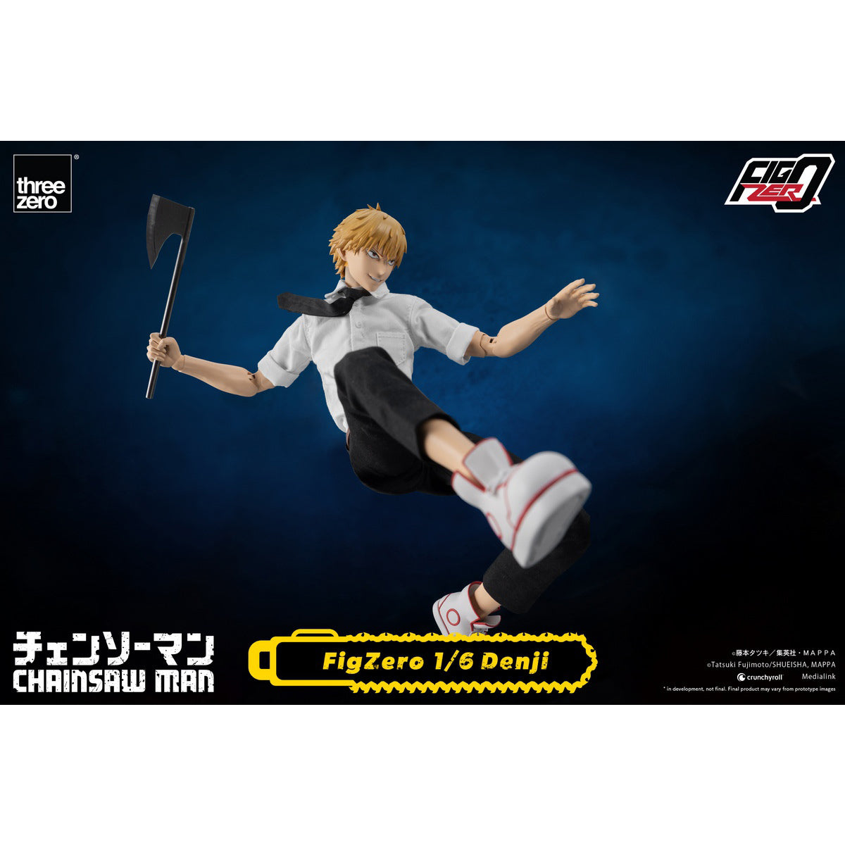 Threezero 3Z04080M0 CHAINSAW MAN Power & 3Z04070M0 CHAINSAW MAN Denji 1/6 Scale Action Figure