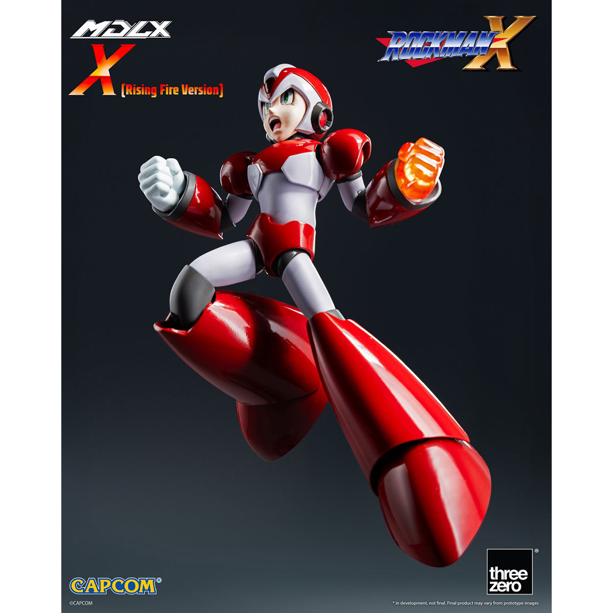 Threezero Rockman X / Mega Man X Rising Fire Version 3Z05760A0 Action Figure