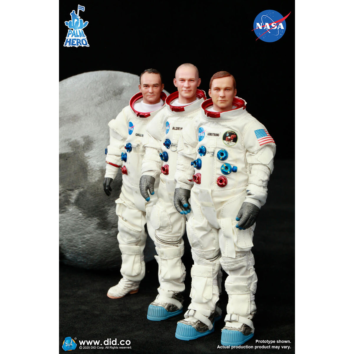 DID, Astronauts Collins XS80035/Astronauts Aldrin XS80034/Astronauts Armstrong XS80033, Action Figures