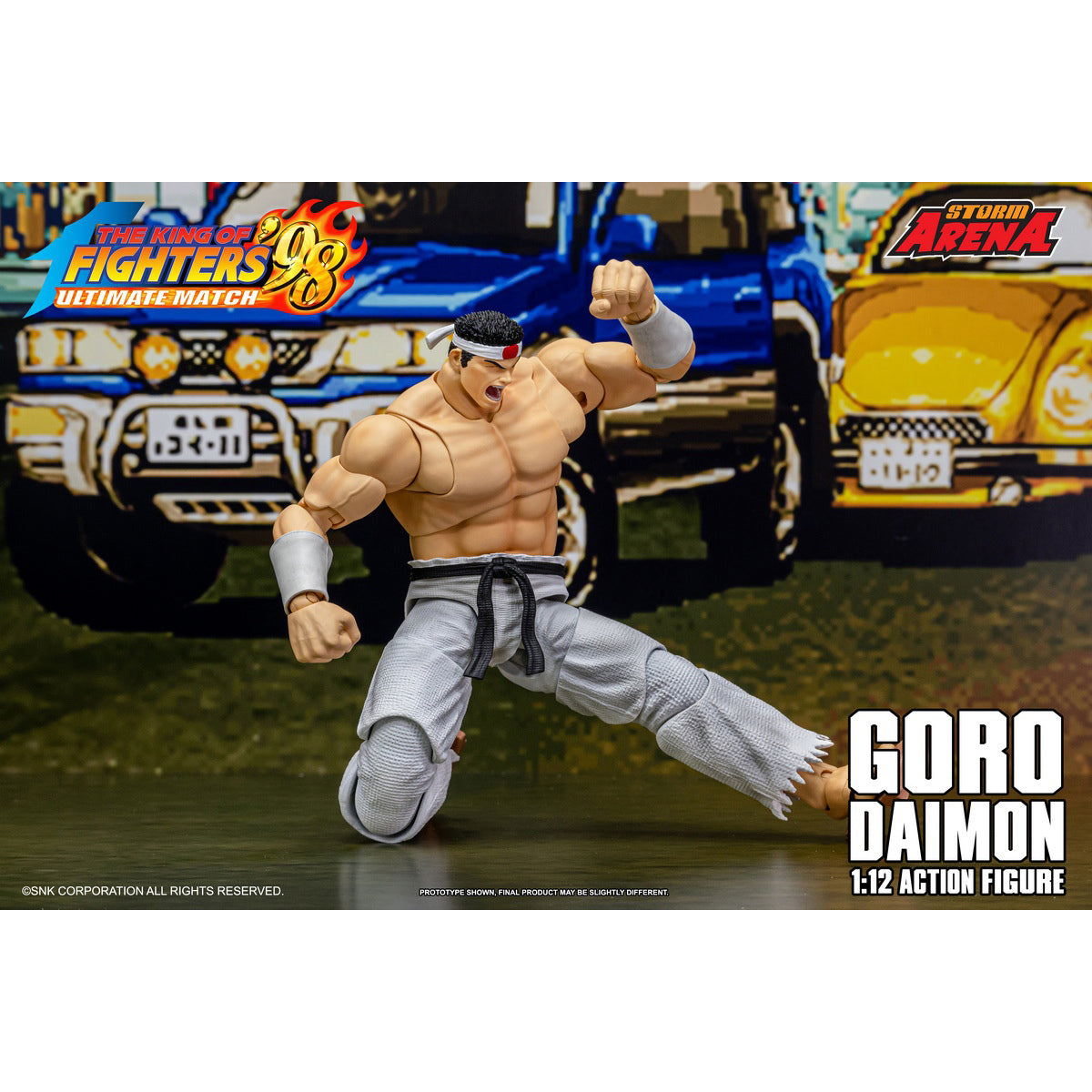 Storm Collectibles The King Of Fighters'98 UM KFSA01 Benimaru Nikaido Storm Arena KFSA02 Goro Daimon Storm Arena KFSA03 Kyo Kusanagi Storm Arena 1/12 Scale Action Figure