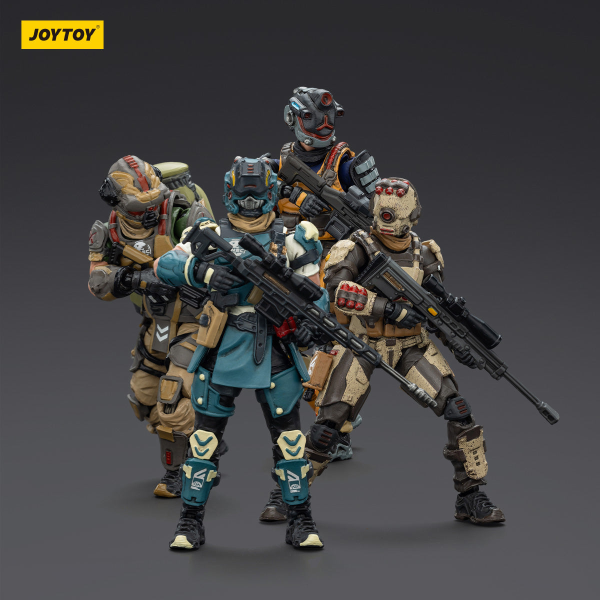 JOYTOY UNSC Sniper Dima/Moreau/Foster/Ivan 1/18 Scale Action Figure