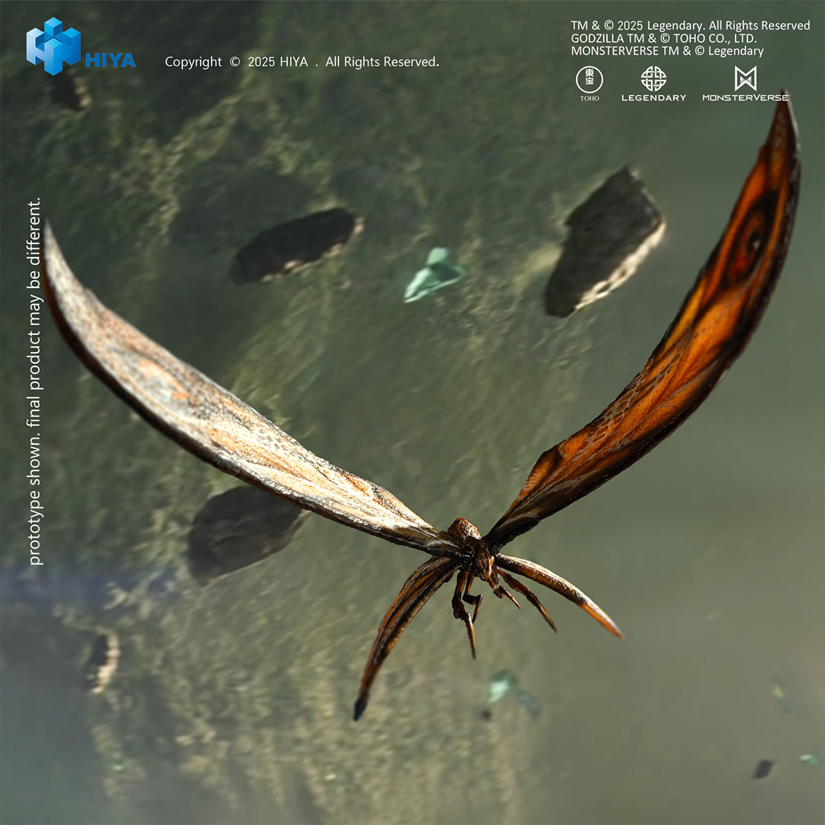 HIYA Godzilla vs. Kong: The New Empire - Mothra Monster Deluxe Set EBG0160 Action Figures