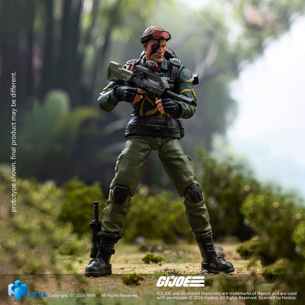 HIYA EXQUISITE MINI Series G.I. Joe Dusty (EMG0465 Tiger Force Version) 1/18 Scale Action Figure Set