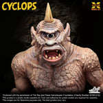 X-PLUS, Ray Harryhausen Series Cyclops Unpainted White Mold, Model Kits Assembly