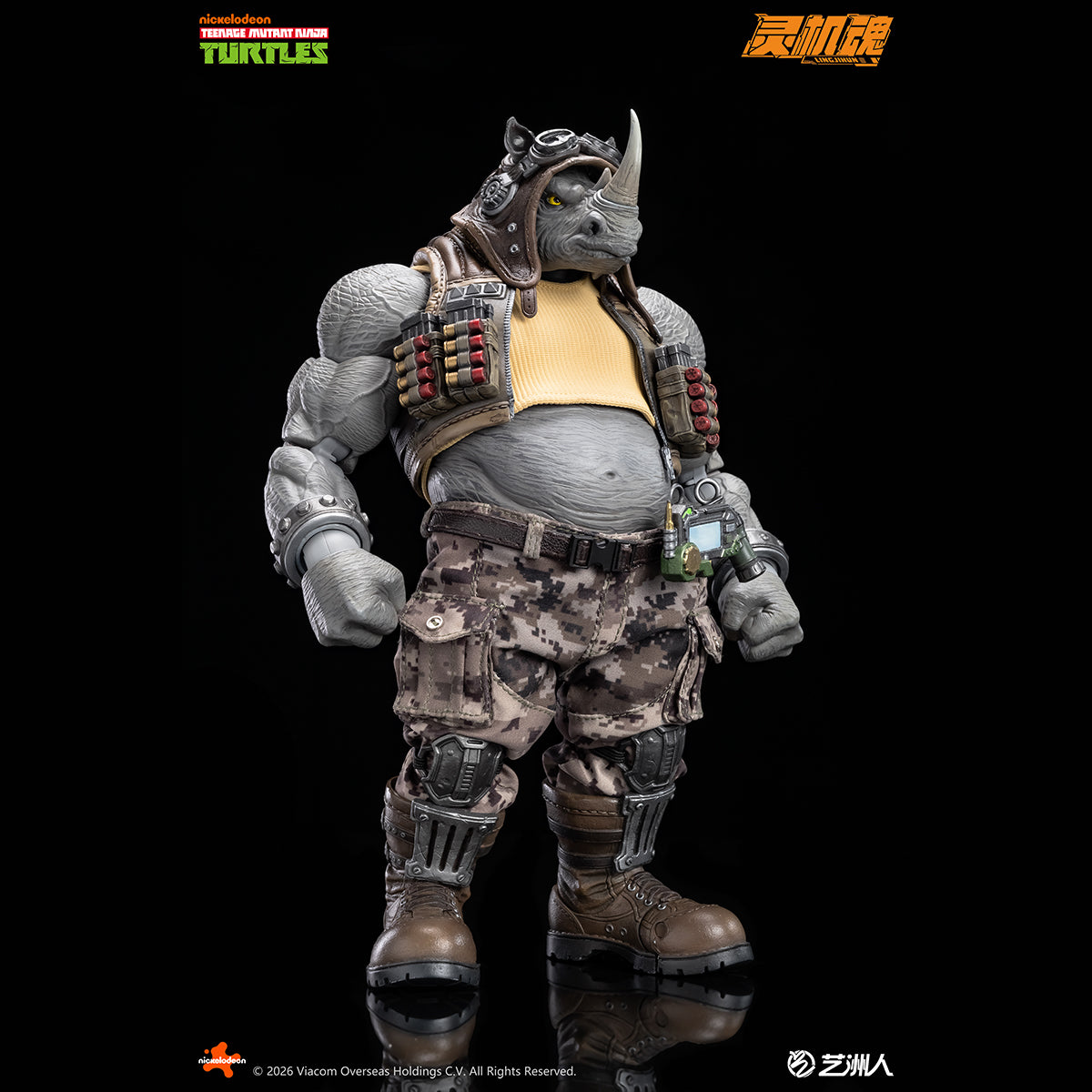 LINGJIHUN TMNT-Bebop & TMNT-Rocksteady 1/10 Scale Action Figure