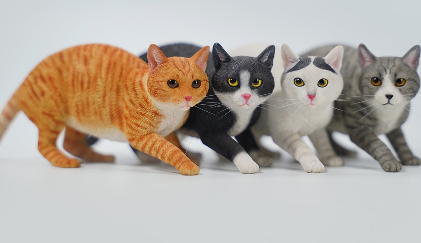 JXK Collectible Cat Figure: Felis Catus 3.0, Expertly Hand