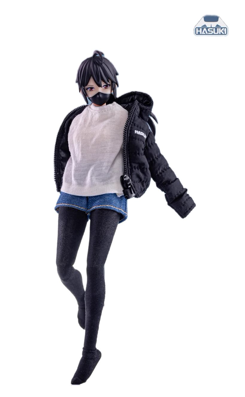 Hasuki CS009 Down Jacket 1/12 Scale Doll Clothes Accessory Fit Action Figure
