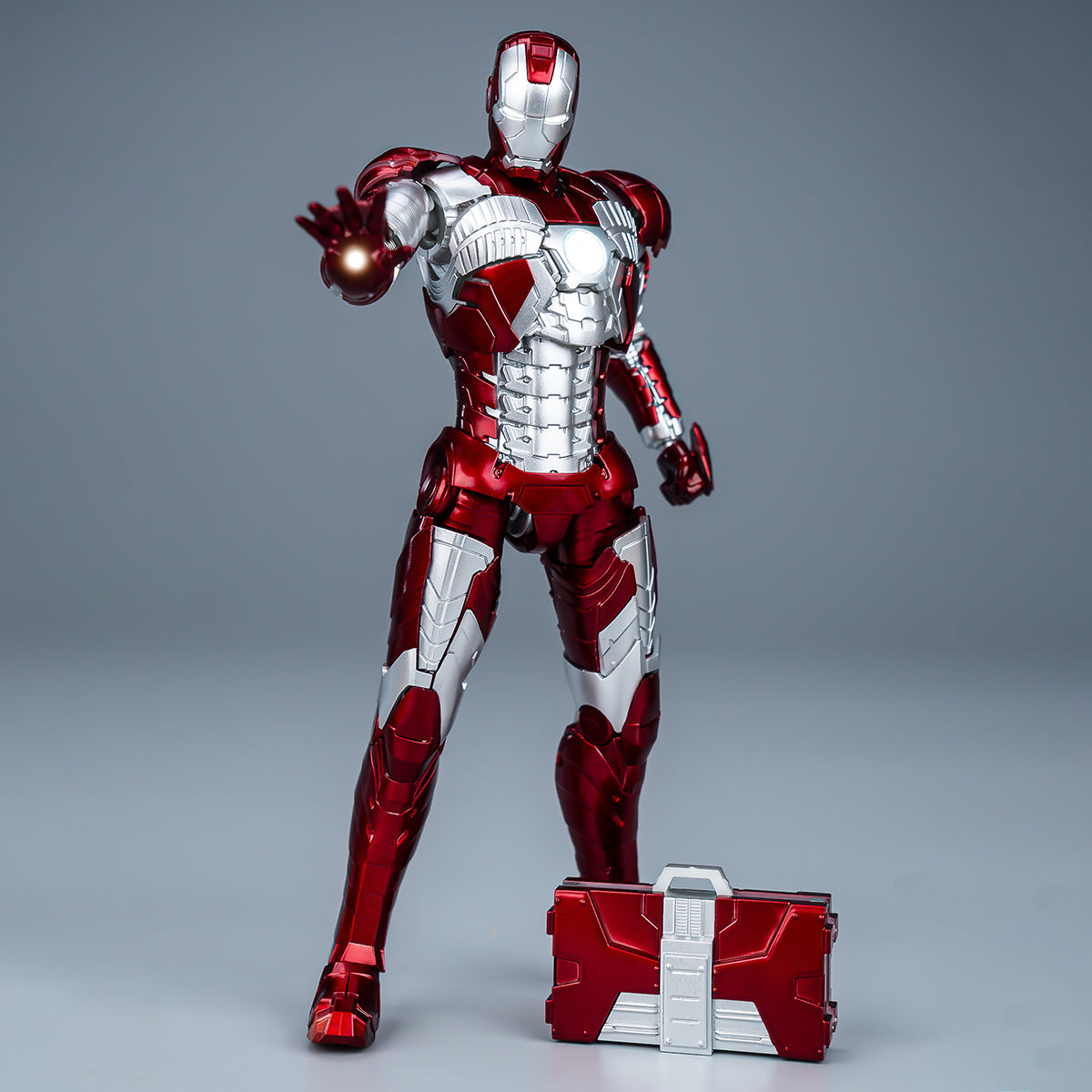 Maquetas de plástico Fondjoy: Infinity Saga - Figuras de acción coleccionables en miniatura a escala 1:12 de Iron Man, estilo Mecha Musume MK5