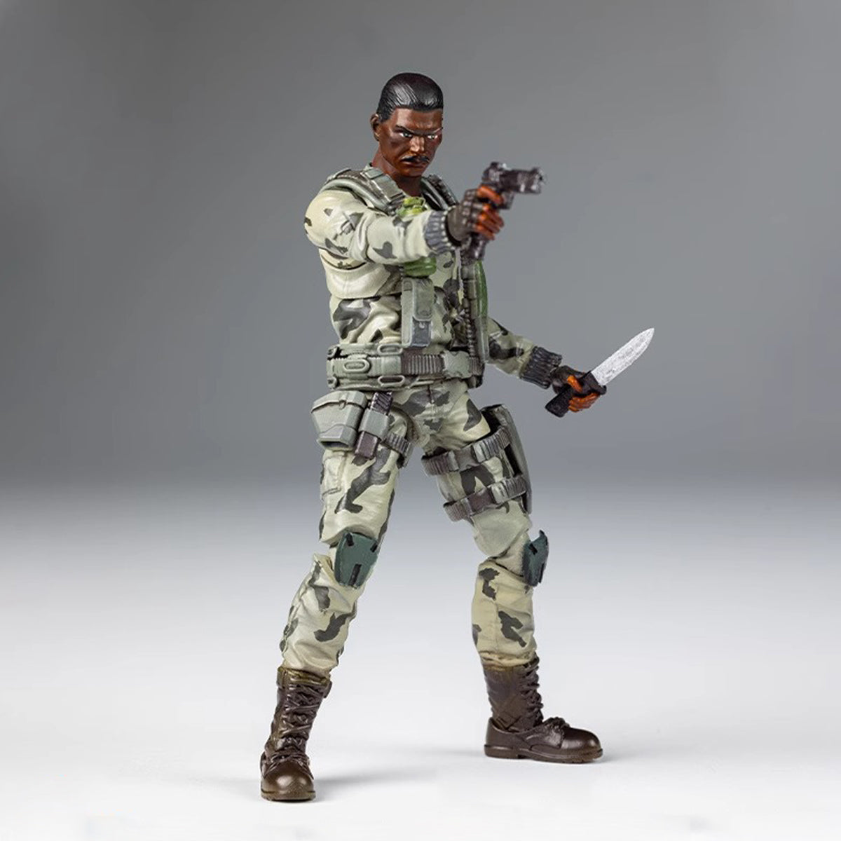 Ensemble complet HIYA : MINI EXQUIS : Stalker des forces spéciales, style militaire, design sans couture, figurine d'action miniature à l'échelle 1:18