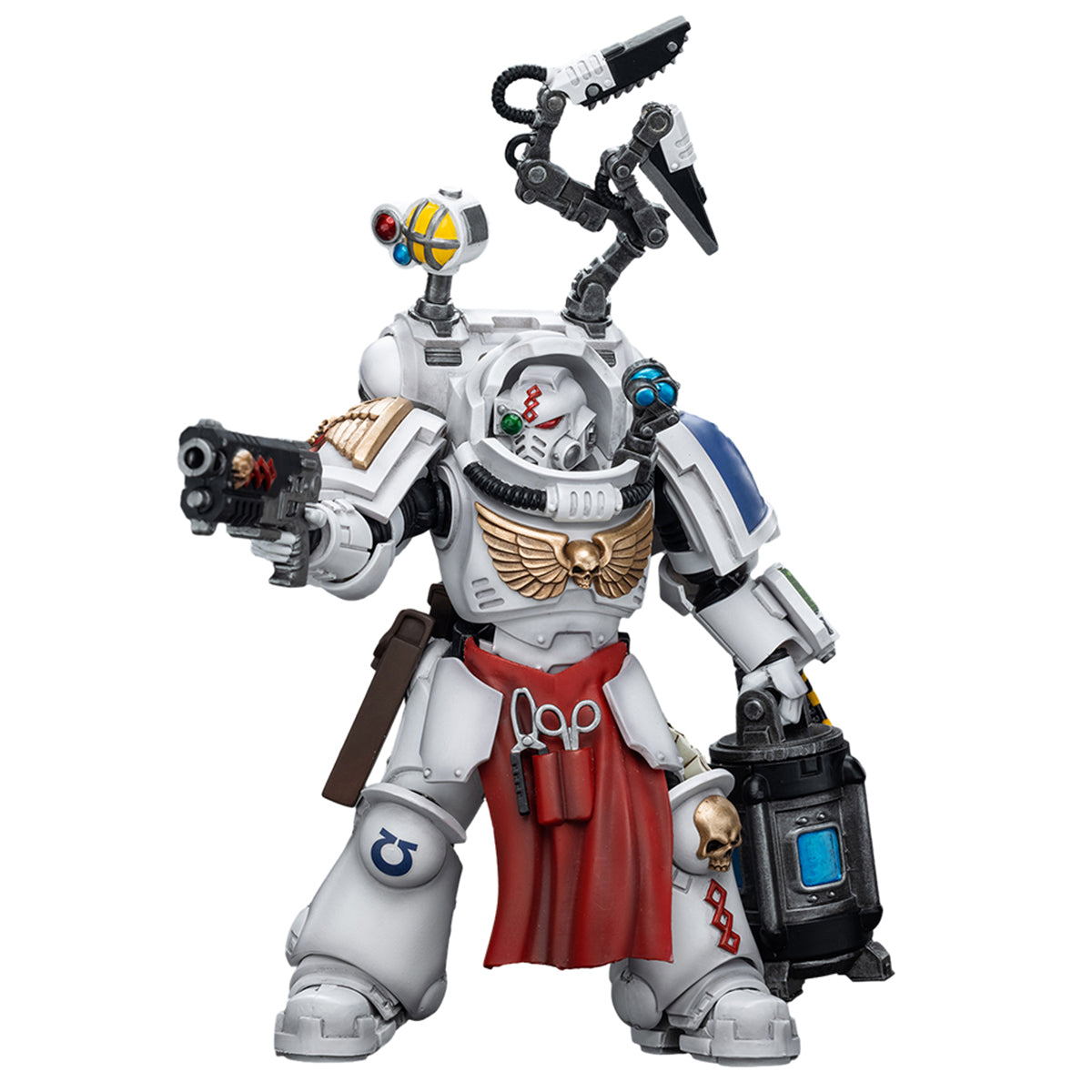 JoyToy Warhammer 40K Échelle 1:18 : Figurines d'action Uitramarines Apothecary Biologis
