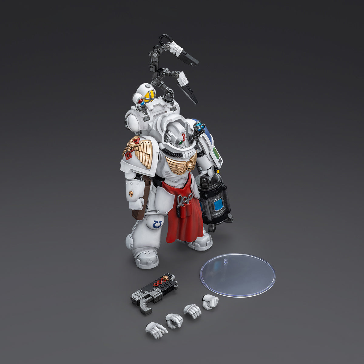 JoyToy Warhammer 40K Échelle 1:18 : Figurines d'action Uitramarines Apothecary Biologis