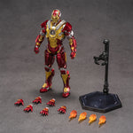ZD Toys - Colección completa: Serie Aniversario (versión no luminosa): Iron Man MK17 (1906-17), figura de acción en miniatura a escala 1:10