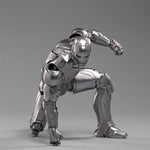 ZD Toys - Colección completa: Serie Aniversario (versión no luminosa): Iron Man MK2 (1906-02), figura de acción en miniatura a escala 1:10