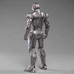 ZD Toys - Colección completa: Serie Aniversario (versión no luminosa): Iron Man MK2 (1906-02), figura de acción en miniatura a escala 1:10