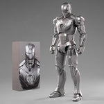 ZD Toys - Colección completa: Serie Aniversario (versión no luminosa): Iron Man MK2 (1906-02), figura de acción en miniatura a escala 1:10