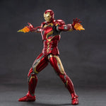 ZD Toys - Colección completa: Serie Aniversario (versión no luminosa): Iron Man MK45 (1906-1945), figura de acción en miniatura a escala 1:10