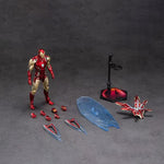 ZD Toys Ensemble complet : Série anniversaire Version non lumineuse : 1.0 Iron Man MK85 (1906-85), figurine d'action miniature à l'échelle 1:10