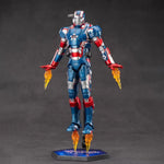 ZD Toys Full Set: Anniversary Series Non-Luminous Version: War Machine Patriot 1.0 (1906-52), 1:10 Scale Miniature Action Figurine