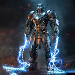 Colección completa de aniversario de ZD Toys: Whiplash Mark 2, edición iluminada, figura de acción en miniatura a escala 1:10