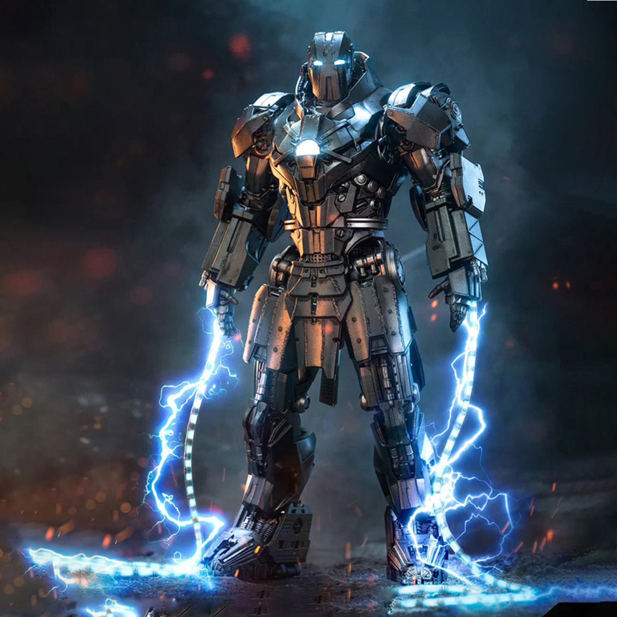 Colección completa de aniversario de ZD Toys: Whiplash Mark 2, edición iluminada, figura de acción en miniatura a escala 1:10