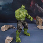 ZD Toys Full Set: 7-inch Articulated Classic Series: Hulk, with light-up base version, Miniature Action Figurine