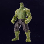 ZD Toys Full Set: 7-inch Articulated Classic Series: Hulk, with light-up base version, Miniature Action Figurine