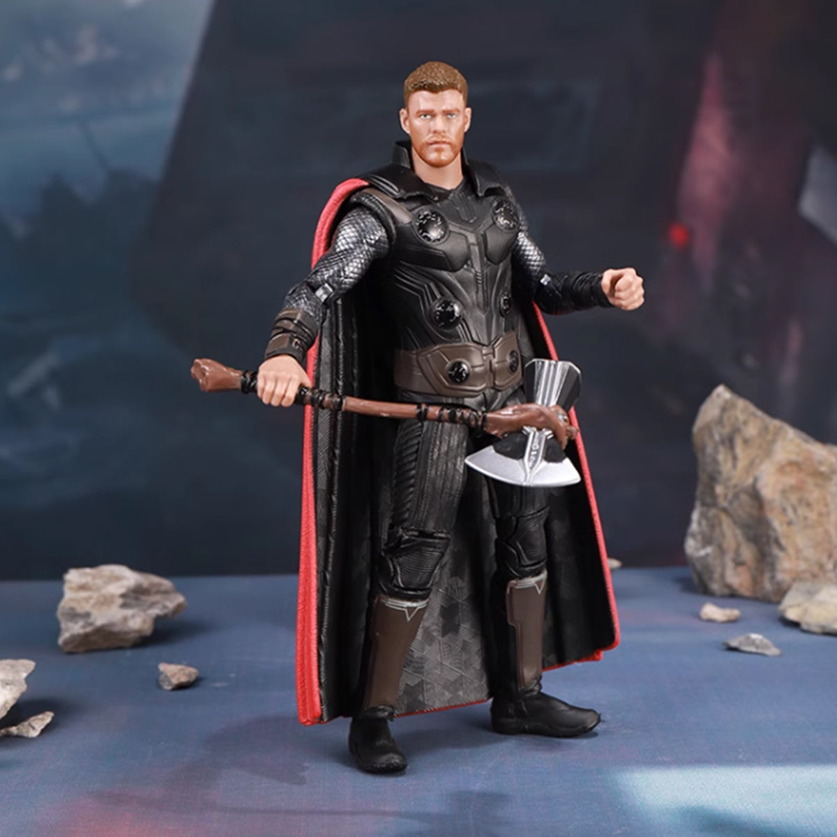 Ensemble complet de jouets ZD : Série classique articulée de 7 pouces : Thor, avec version de base lumineuse, figurine d'action miniature