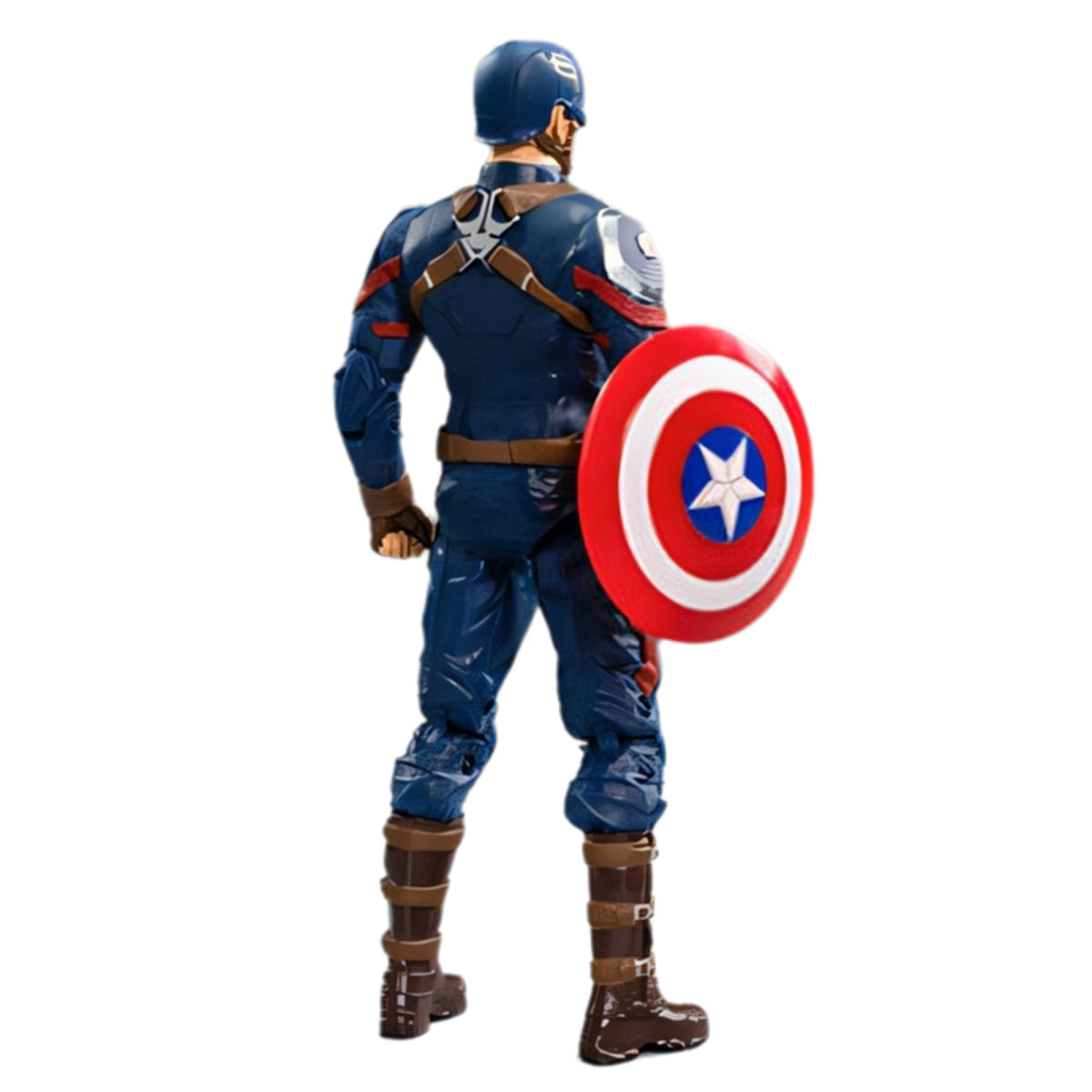 ZD Toys - Figura articulada simple de 18 cm - Capitán América (versión normal)