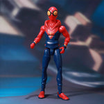 ZD Toys Full Set: 7-inch Articulated Classic Series with Stand Version: Hoodie Spider Man, Movice Style, Miniature Action Figurine