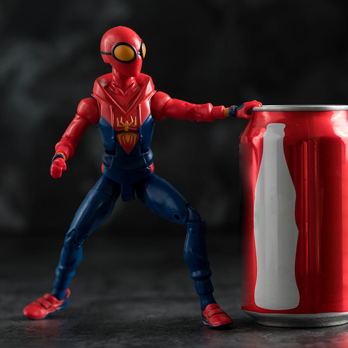ZD Toys Full Set: 7-inch Articulated Classic Series with Stand Version: Hoodie Spider Man, Movice Style, Miniature Action Figurine
