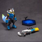 ZD Toys Super War Game Series Full Set: Rocket Raccoon, Video Game Style, 1:10 Scale Miniature Action Figurine