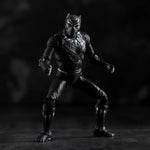 ZD Toys - Conjunto completo: Figura de acción clásica articulada de 7 pulgadas con soporte. Versión: Pantera Negra, estilo película.