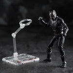 ZD Toys - Conjunto completo: Figura de acción clásica articulada de 7 pulgadas con soporte. Versión: Pantera Negra, estilo película.