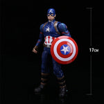 ZD Toys Set completo: Figura de acción clásica articulada de 7 pulgadas con soporte. Versión: Capitán América, estilo película.