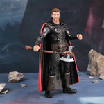 ZD Toys Full Set: 7-inch Articulated Classic Series with Stand New Version: Thor, Movice Style, Miniature Action Figurine