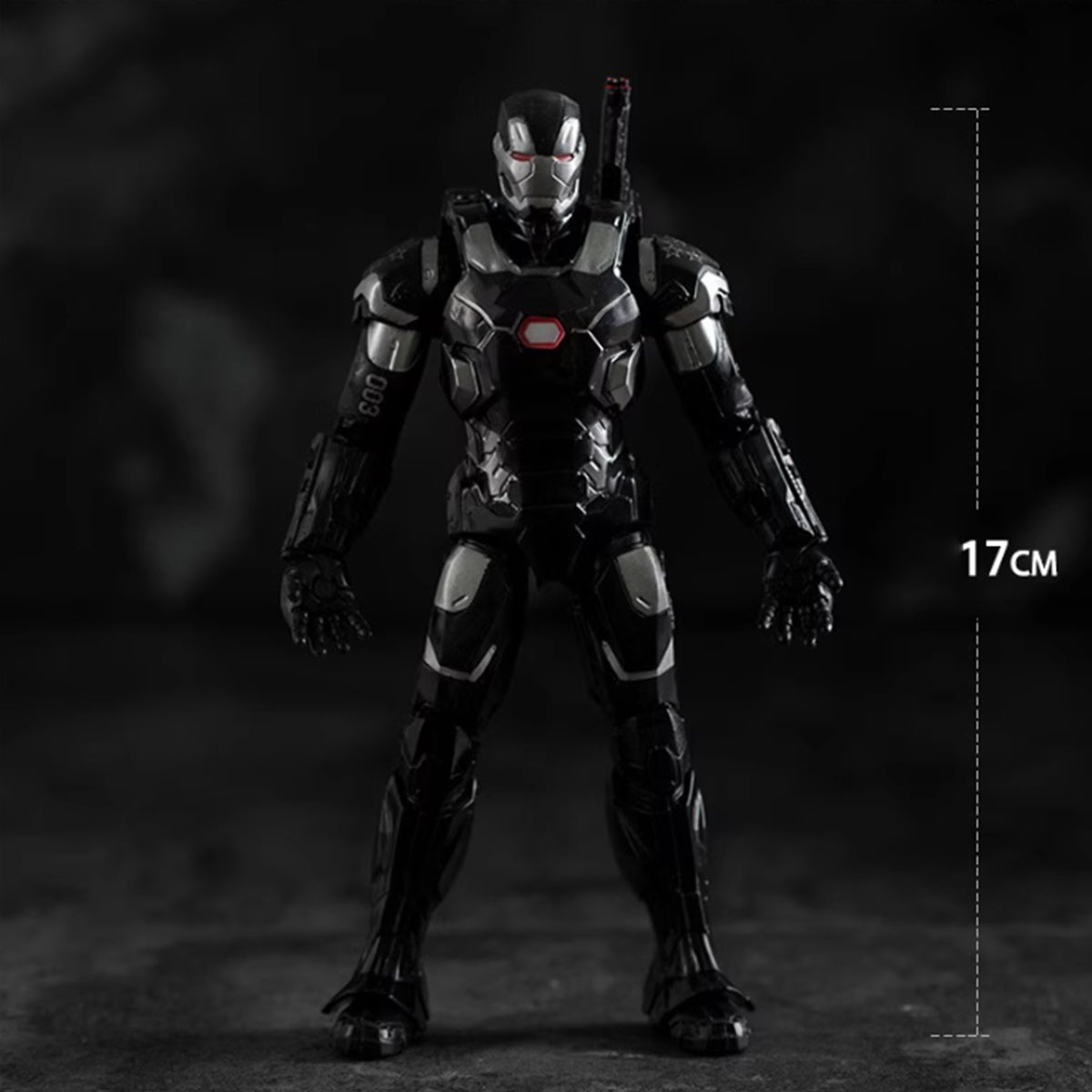 ZD Toys Full Set: 7-inch Articulated Classic Series with Stand Version: War Machine, Movice Style, Miniature Action Figurine
