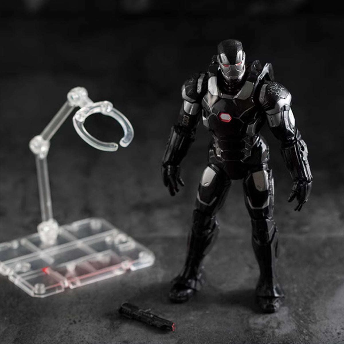 ZD Toys Full Set: 7-inch Articulated Classic Series with Stand Version: War Machine, Movice Style, Miniature Action Figurine