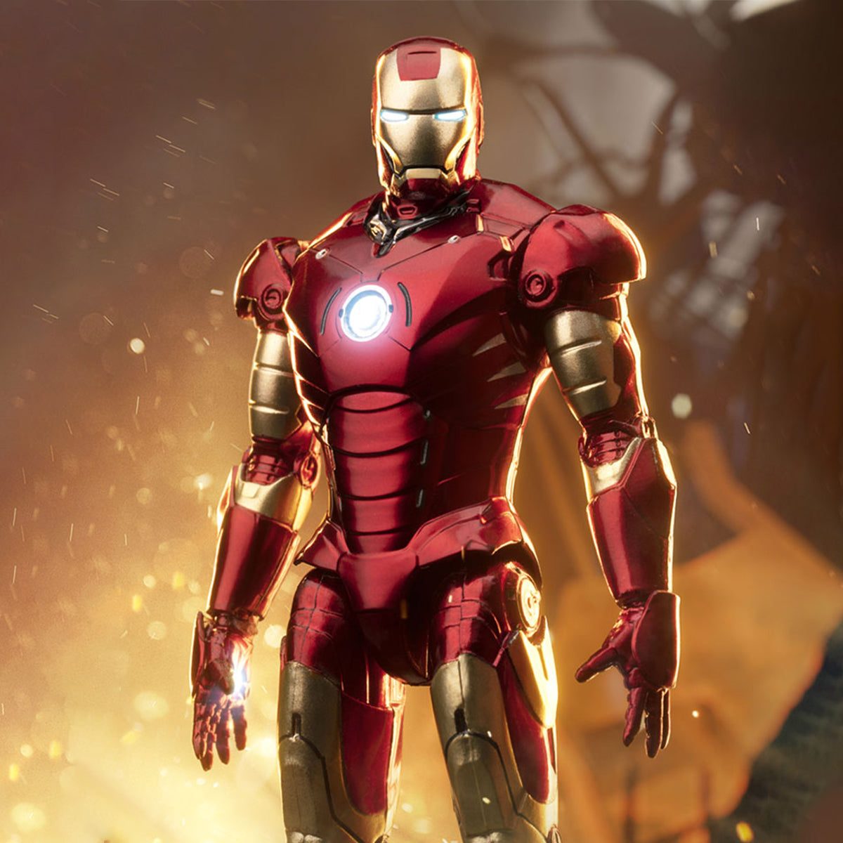 Conjunto completo de ZD Toys: Salón de la Armadura de Iron Man de 10 cm - MK3, estilo película, figura de acción en miniatura