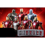 Conjunto completo de ZD Toys: Salón de la Armadura de Iron Man de 10 cm - MK3, estilo película, figura de acción en miniatura
