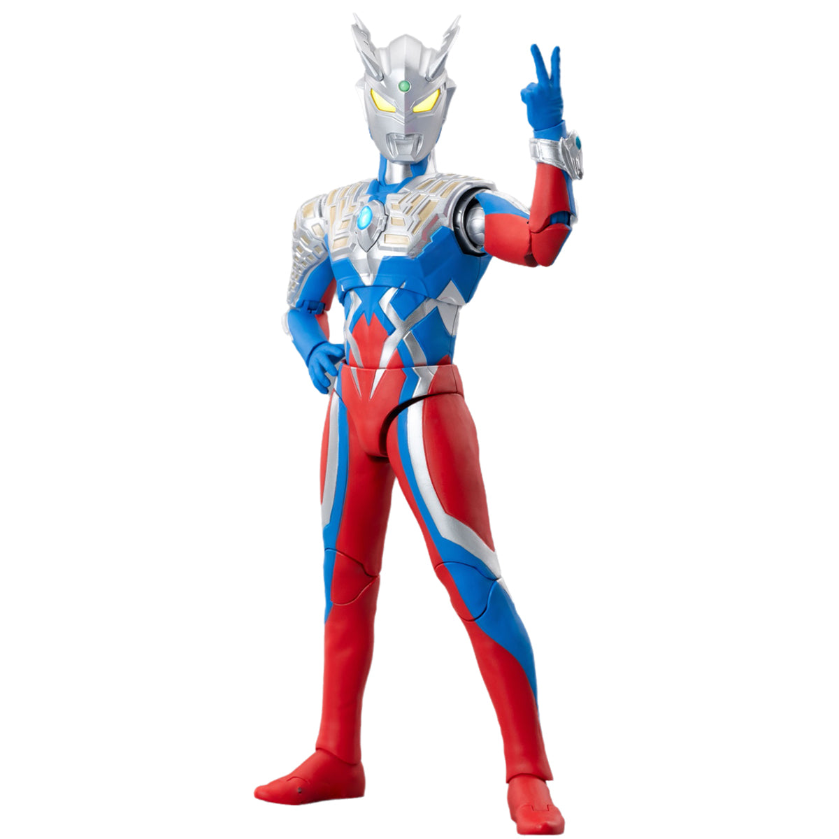 ZD Toys, Ultraman Zero Magnetic Light-Up, Action Figure Full Set