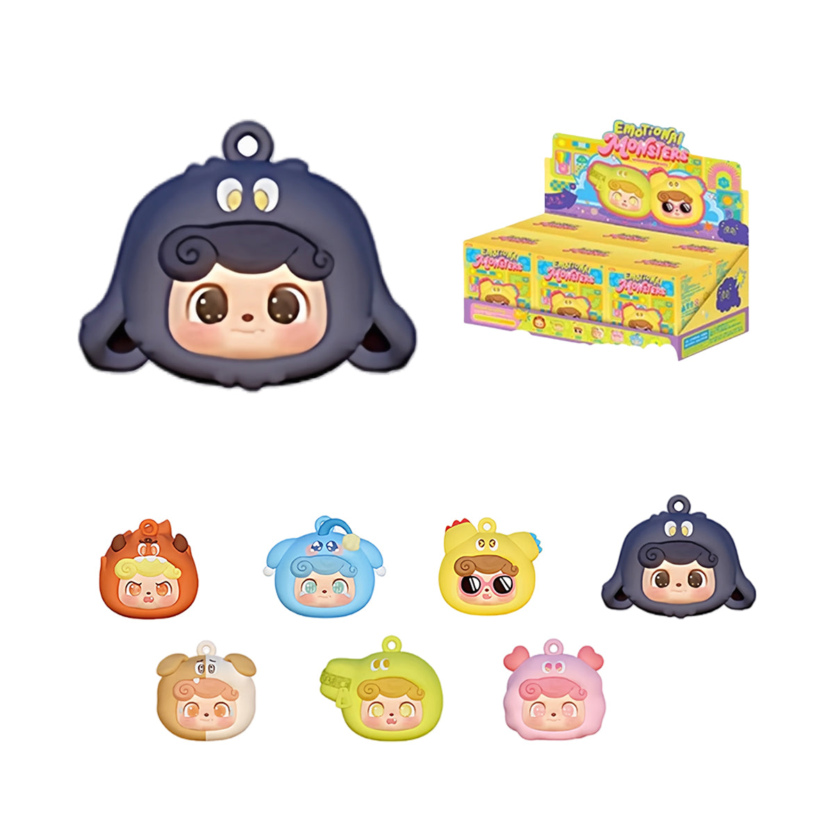 JOTOYS Q.Kid Emotional Monsters Mini Series Box Blind Box Figure