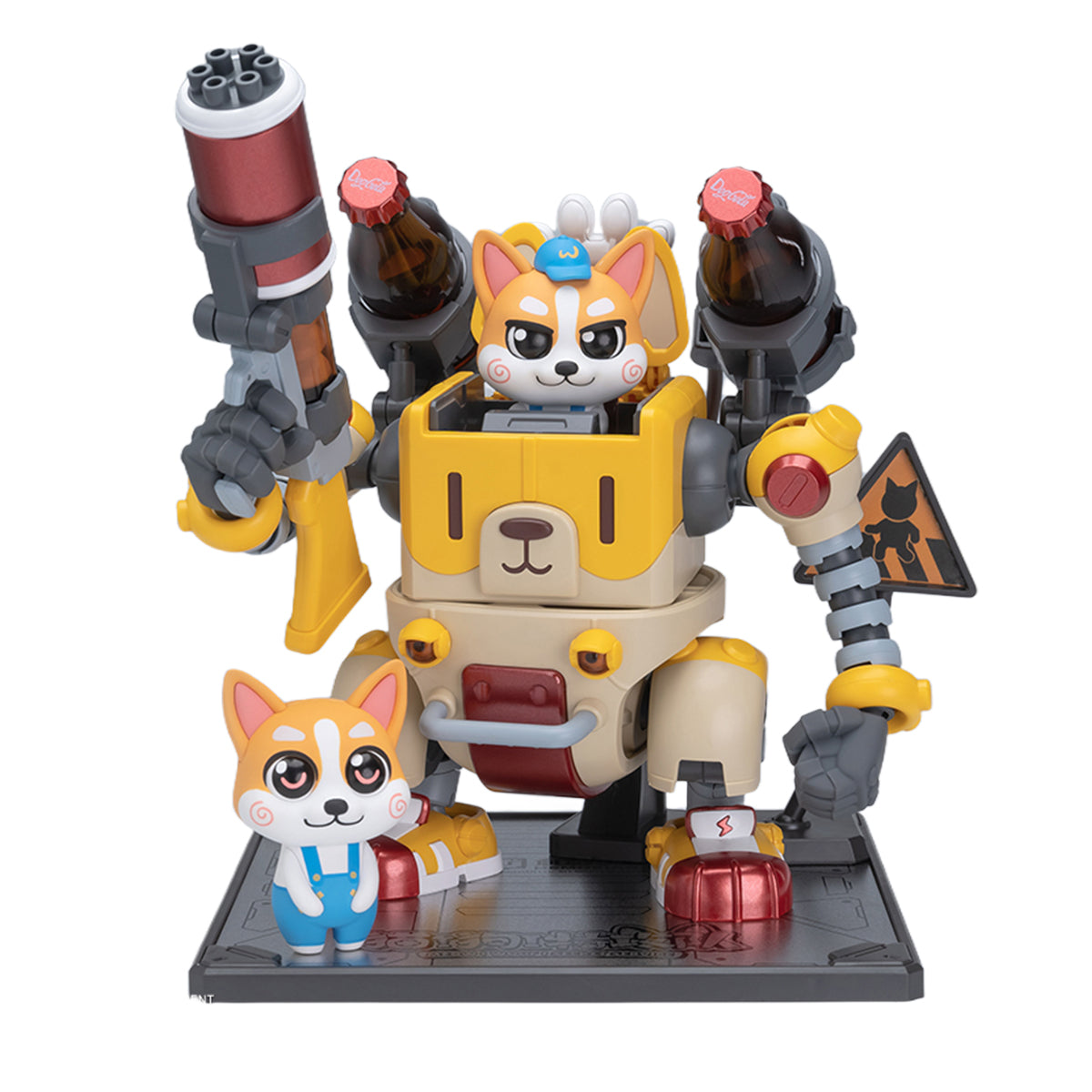 HEMOXIAN Meow! Woof! Secret Service Vol.1 HUSKY COLAJI Cute Pet Mecha Series Model Kit
