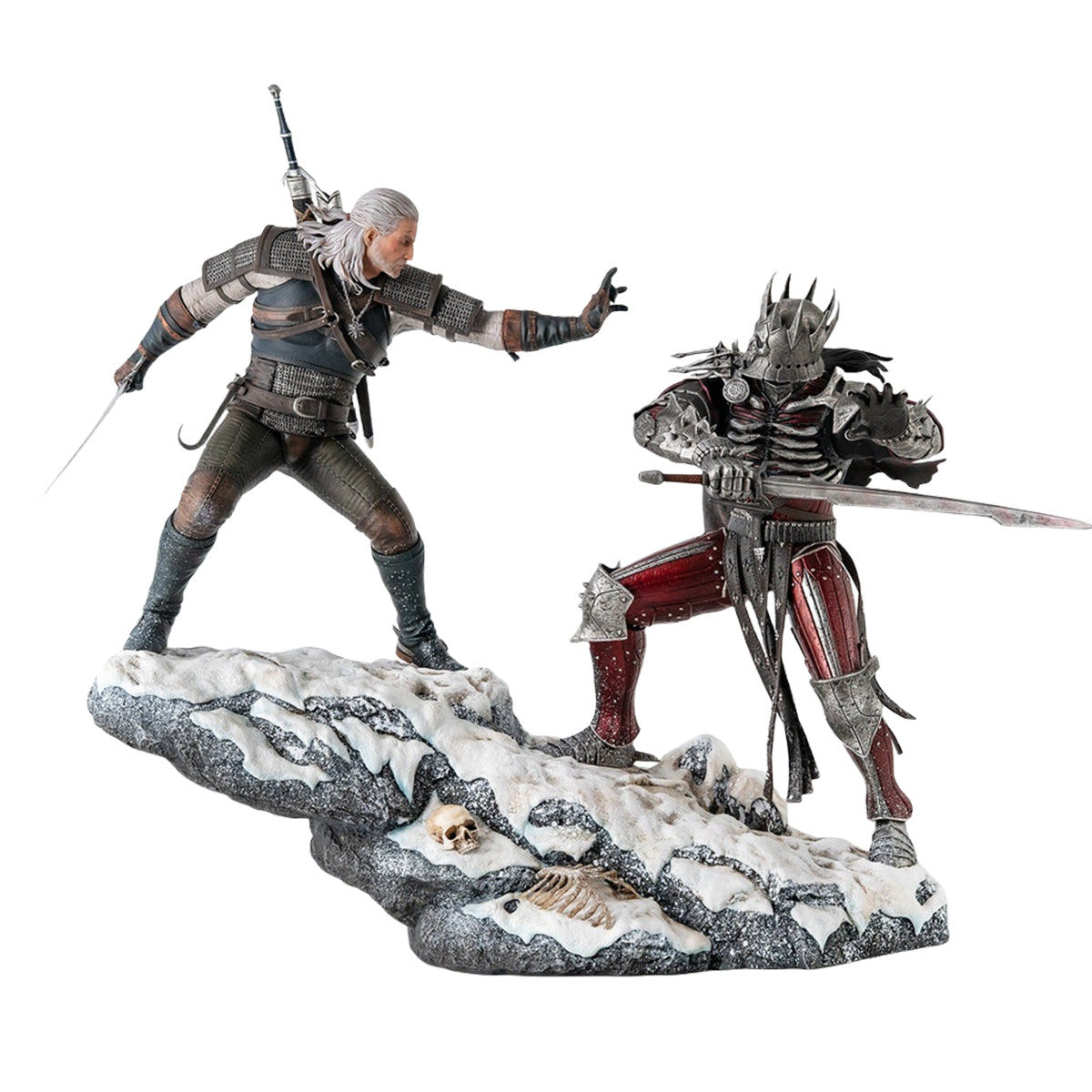 PureArts 1/6 The Witcher 3：Wild Hunt - Geralt vs Eredin Art VideoGame Statue